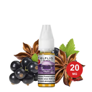 ELFLIQ Blackcurrant Aniseed – Nikotinsalz-Liquid 20 mg/ml (10 ml)