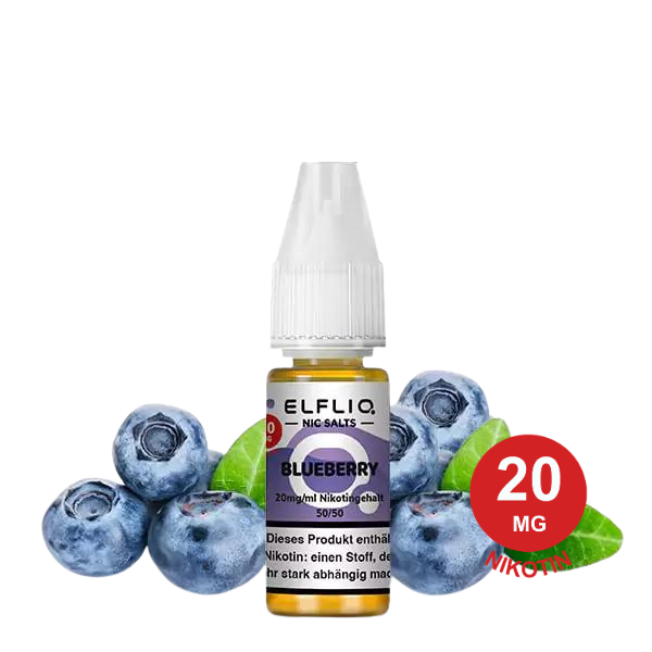 ELFLIQ Blueberry – Nikotinsalz-Liquid 20 mg/ml (10 ml)