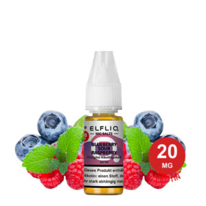 ELFLIQ Blueberry Sour Raspberry – Nikotinsalz-Liquid 20 mg/ml (10 ml)