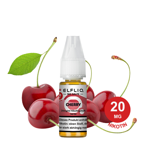 ELFLIQ Cherry – Nikotinsalz-Liquid 20 mg/ml (10 ml)
