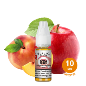 ELFLIQ Apple Peach – Nikotinsalz-Liquid 10 mg/ml (10 ml)