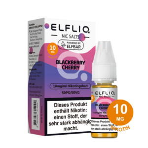 ELFLIQ Blackberry Cherry – Nikotinsalz-Liquid 10 mg/ml (10 ml)