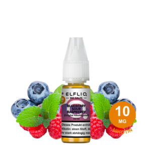 ELFLIQ Blueberry Sour Raspberry – Nikotinsalz-Liquid 10 mg/ml (10 ml)