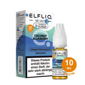 ELFLIQ Coconut Blueberry – Nikotinsalz-Liquid 10 mg/ml (10 ml)