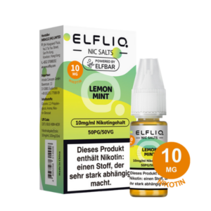 ELFLIQ Lemon Mint – Nikotinsalz-Liquid 10 mg/ml (10 ml)