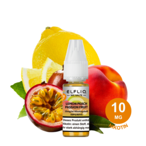 ELFLIQ Lemon Peach Passion Fruit – Nikotinsalz-Liquid 10 mg/ml (10 ml)