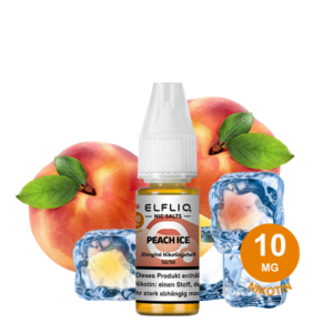 ELFLIQ Peach Ice – Nikotinsalz-Liquid 10 mg/ml (10 ml)