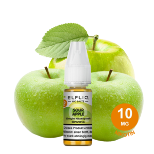 ELFLIQ Sour Apple – Nikotinsalz-Liquid 10 mg/ml (10 ml)