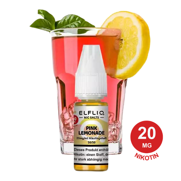 ELFLIQ Pink Lemonade – Nikotinsalz-Liquid 20 mg/ml (10 ml)