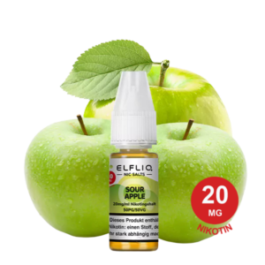 ELFLIQ Sour Apple – Nikotinsalz-Liquid 20 mg/ml (10 ml)