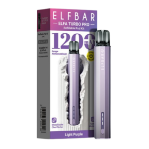 ELFBAR ELFA Turbo Pro Pod Kit – Light Purple – Refill Pod Kit für ELFLIQ