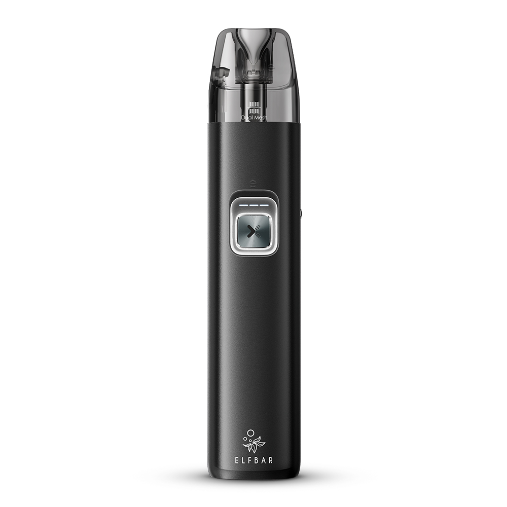 ELFBAR ELFX 2 Refillable Kit – Matte Black – Refill Pod Kit für ELFLIQ