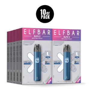 ELFBAR ELFX 2 Refillable Kit – Ocean Blue – Refill Pod Kit für ELFLIQ
