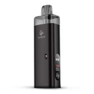 ELFBAR ELFX MEGA Kit – Black – Refill Pod Kit für ELFLIQ
