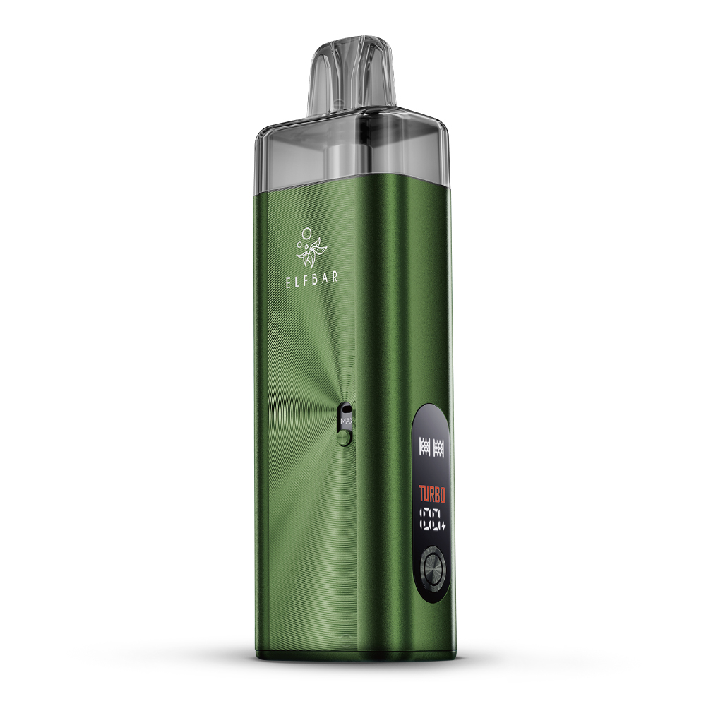 ELFBAR ELFX MEGA Kit – Green – Refill Pod Kit für ELFLIQ