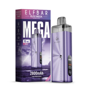 ELFBAR ELFX MEGA Kit – Purple – Refill Pod Kit für ELFLIQ