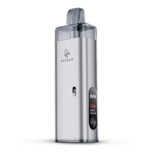 ELFBAR ELFX MEGA Kit – Silver – Refill Pod Kit für ELFLIQ