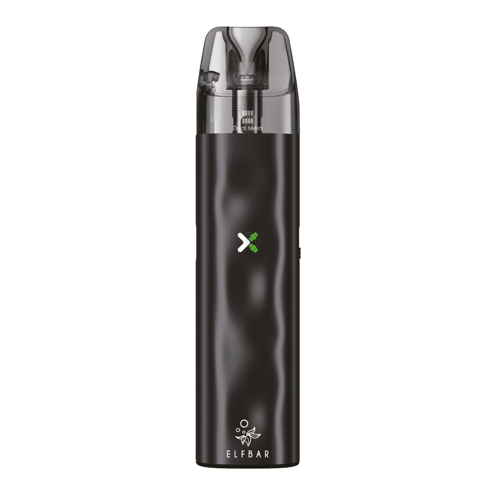 ELFBAR ELFX Mini Refillable Kit – Black – Refill Pod Kit für ELFLIQ