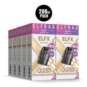 ELFBAR ELFX V2.0 Refillable Pod – 0,6 Ohm – Refill Pod Kit für ELFLIQ