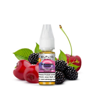 ELFLIQ Blackberry Cherry Nikotinsalz Liquid 10 mg/ml – Flasche