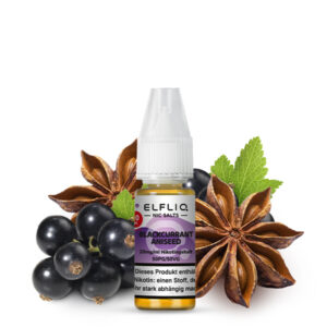 ELFLIQ Blackurrant aniseed Nikotinsalz Liquid 20 mg/ml – Flasche