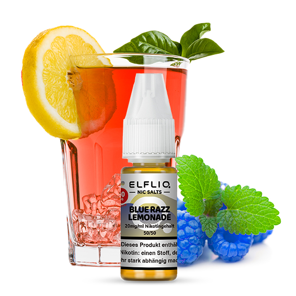 ELFLIQ Blue Razz Lemonade Nikotinsalz Liquid 20 mg/ml – Flasche
