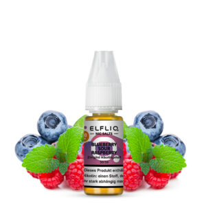 ELFLIQ Blueberry Sour Raspberry Nikotinsalz Liquid 10 mg/ml – Flasche