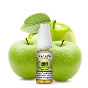 ELFLIQ Sour Apple Nikotinsalz Liquid 10 mg/ml – Flasche