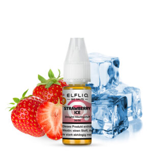 ELFLIQ Strawberry Ice Nikotinsalz Liquid 10 mg/ml – Flasche